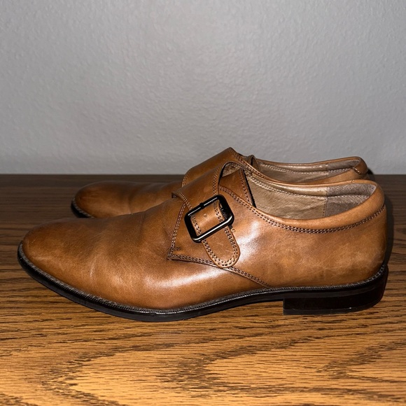 Gordon Rush brown leather dress shoes size 7 1/2 - Picture 3 of 4